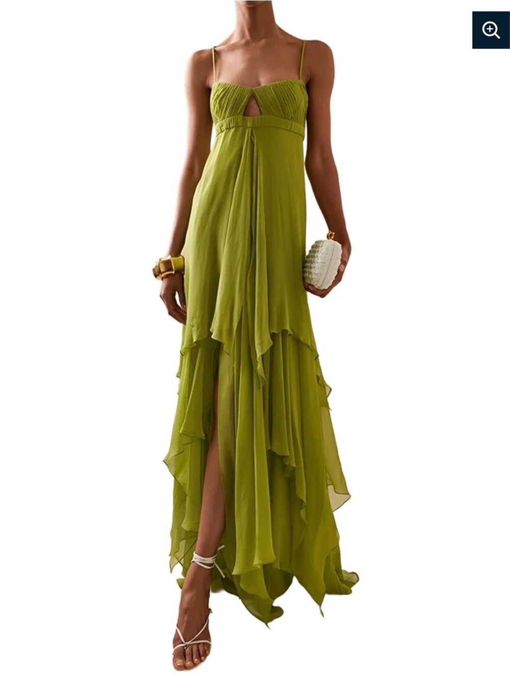 MIRA RICHI MAXI DRESS green dress